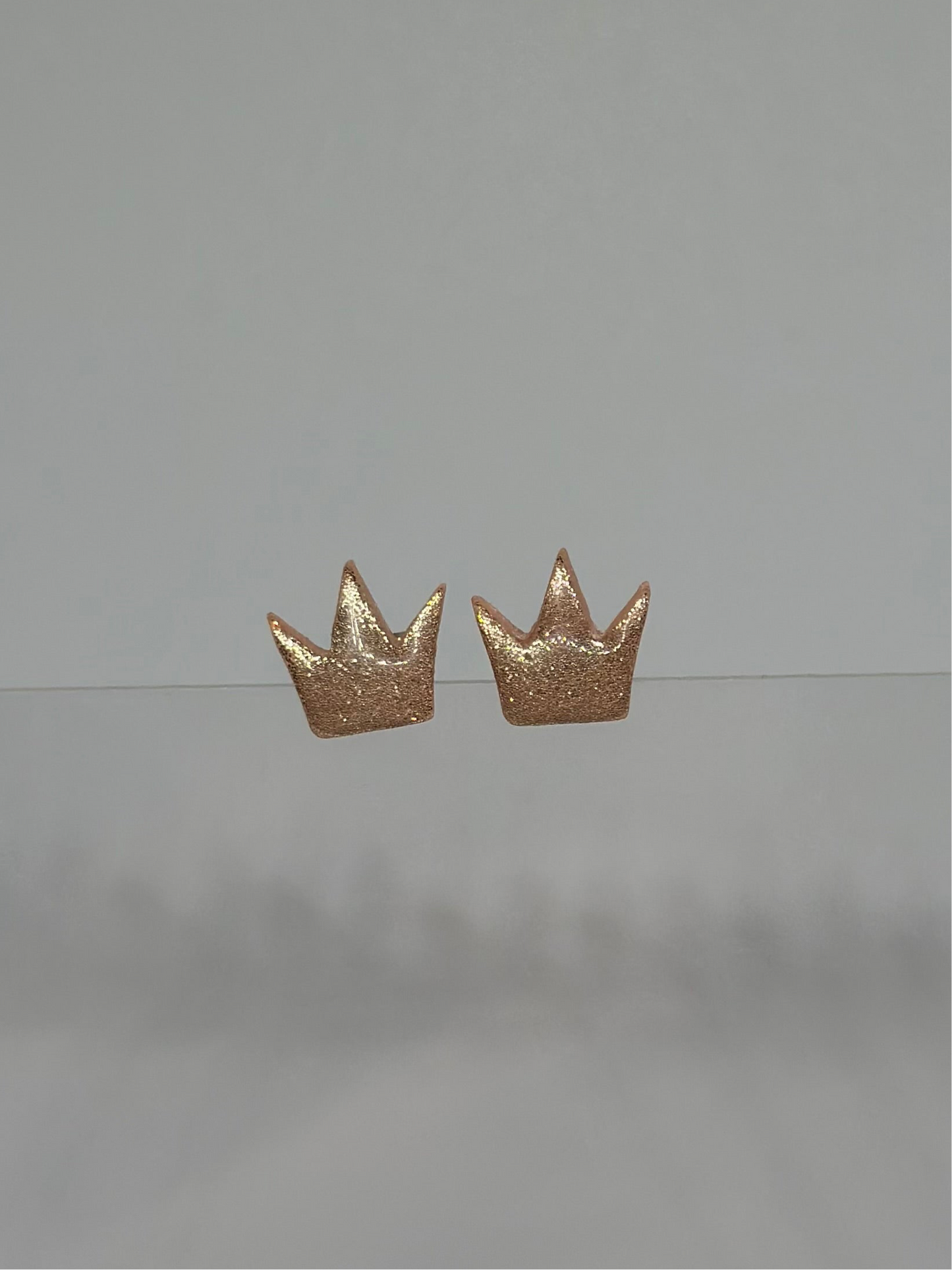 Rose Gold Glitter Crowns