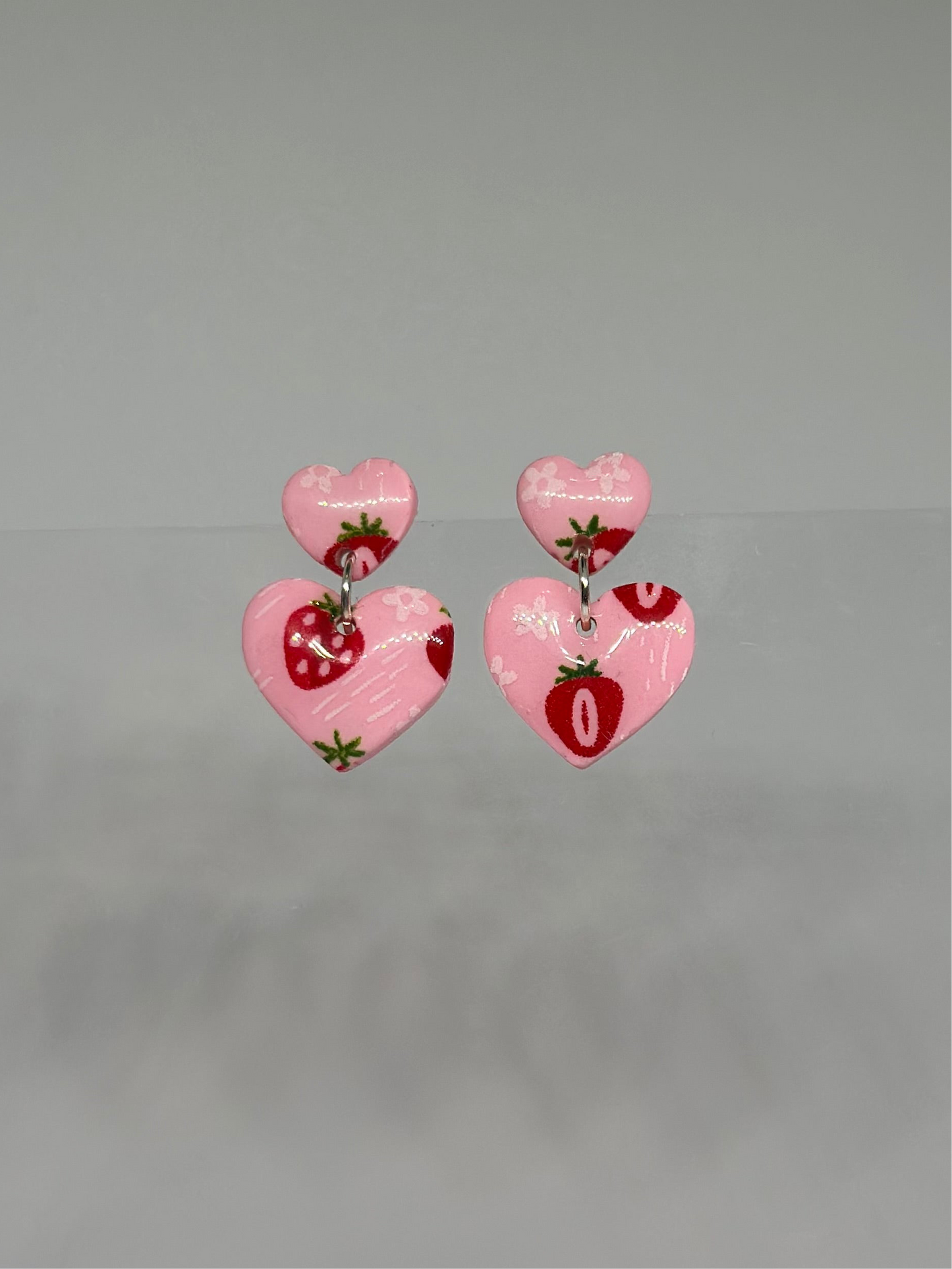 Strawberry Twin Hearts