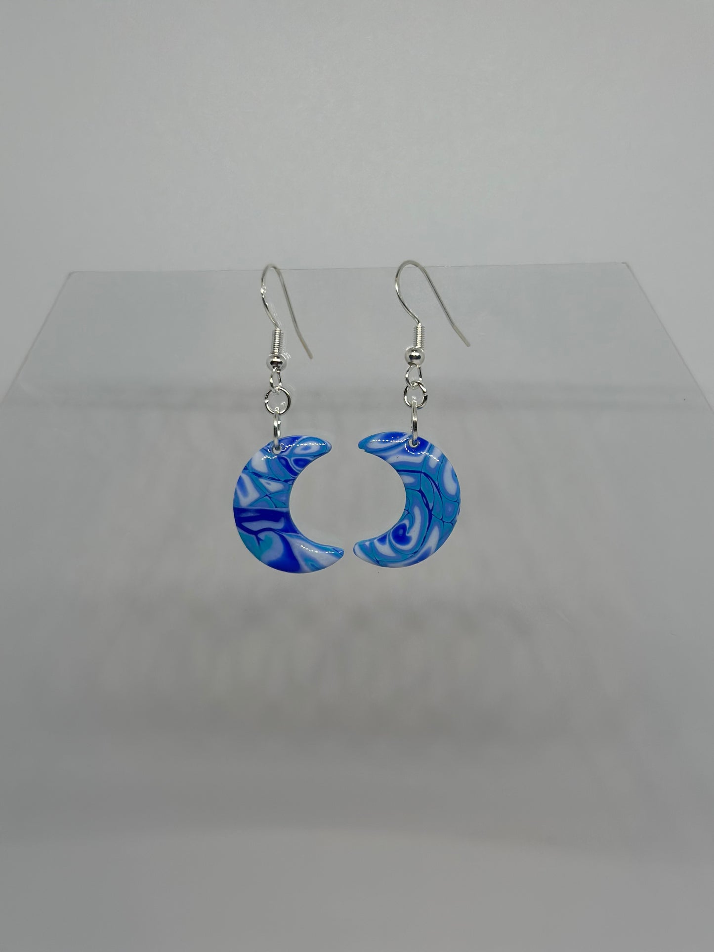 Blue Mokume Moons