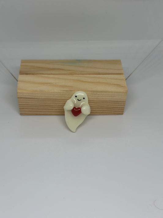 Glowing Ghostie Hug Pin
