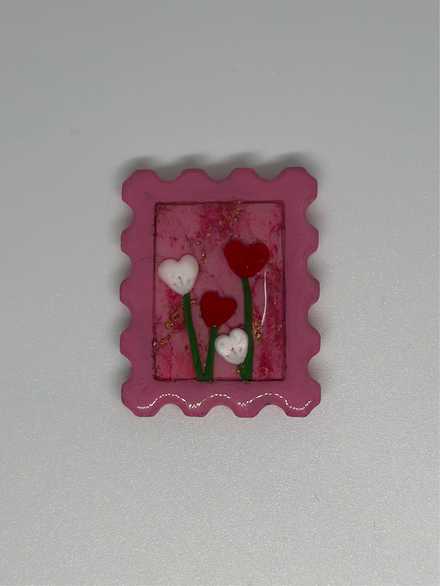 Flower Stamp Magnet