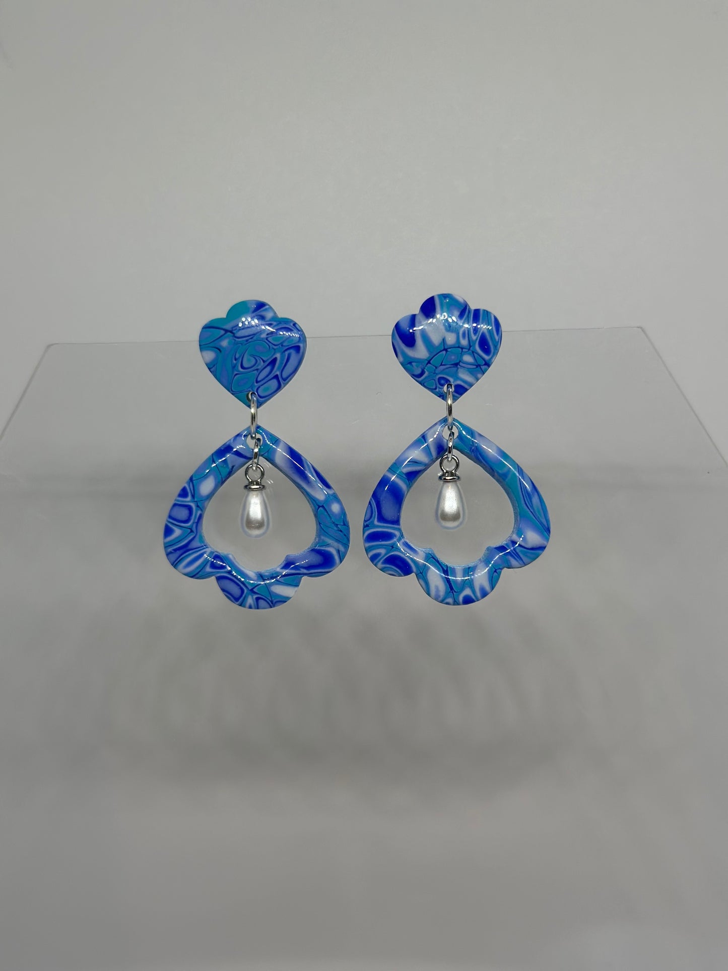 Blue Mokume Seashells