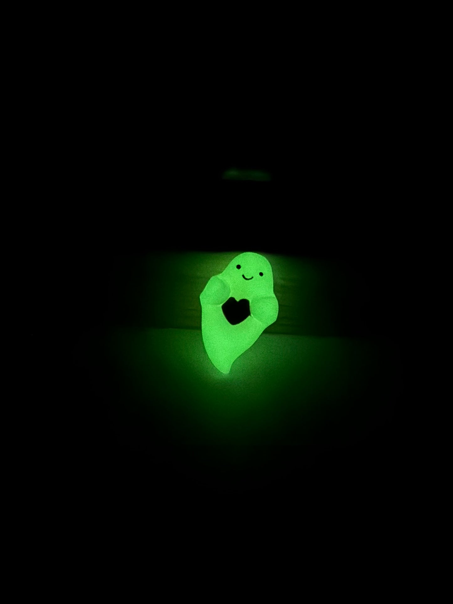 Glowing Ghostie Hug Pin