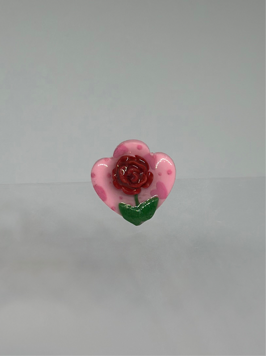 Seashell Rose Pin
